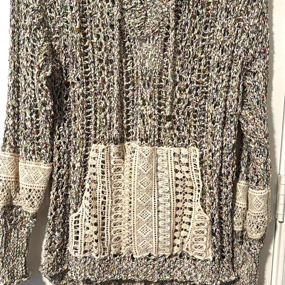 Multicolor knit sweater